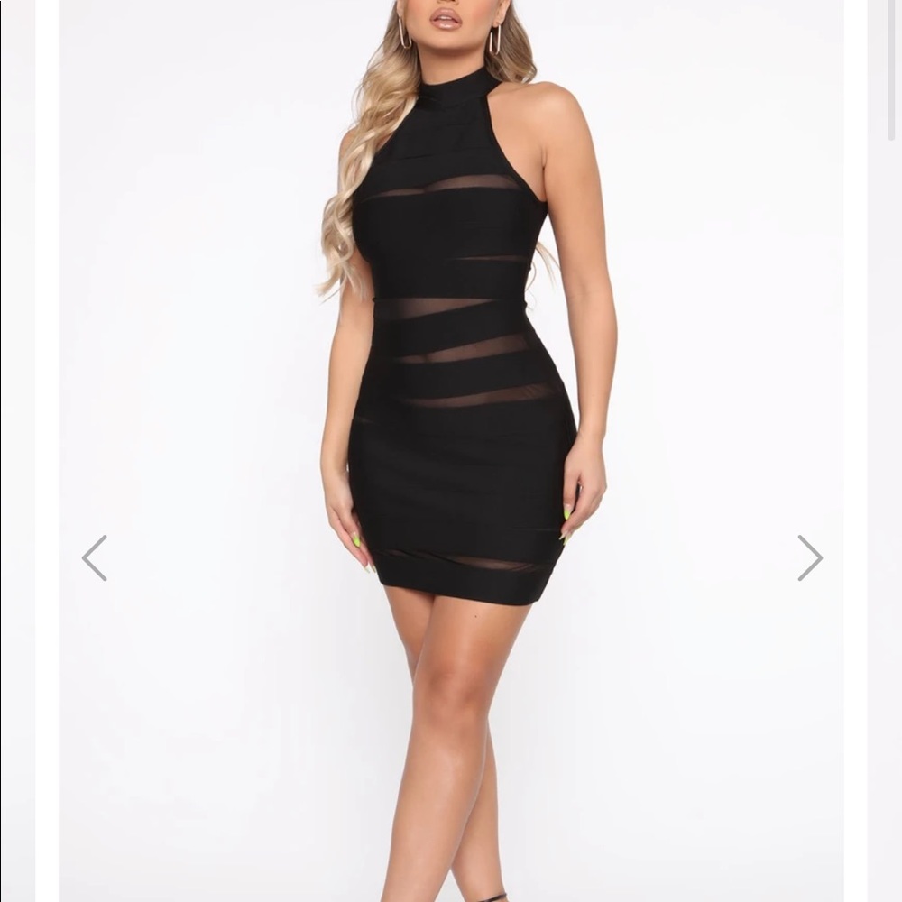 Brand New Fashion Nova Bandage Halter Mini Dress